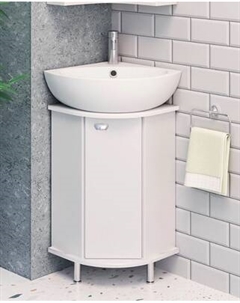 Тумба под умывальник Runo Браво 40 угловая