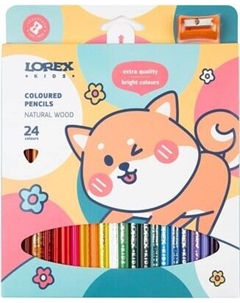 Набор цветных карандашей Lorex Kids / LXKCPW-24