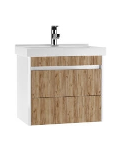 Тумба под умывальник Домино Fest 60 Uno подвесная с двумя ящиками В2