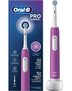 Детская электрическая зубная щетка Oral-B Pro Junior 6+ Purple Oral-b