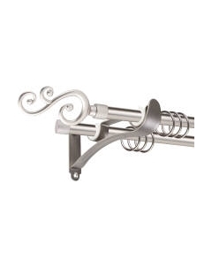 Карниз для штор АС ФОРОС Prime D16Г/16Г + наконечники Лоза Ас форос