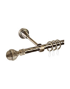 Карниз для штор АС ФОРОС Grace D16K составной + наконечники Ампир Ас форос