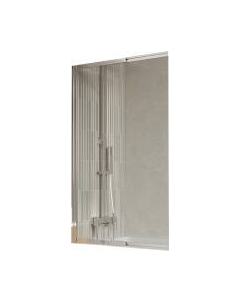 Стеклянная шторка для ванны BelBagno Luce-VF-11-90/145-C-Cr Belbagno