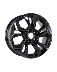 Литой диск KDW KD1620 16x6.5" 5x114.3мм DIA 60.1мм ET 45мм Black Painted Kdw
