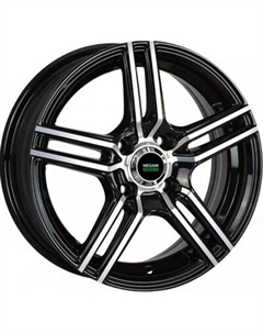 Литой диск Megami MGM-1 15x6" 5x114.3мм DIA 67.1мм ET 38мм BKF