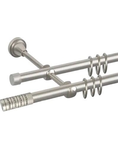 Карниз для штор АС ФОРОС Prime D16Г/16Г + наконечники Крис Ас форос