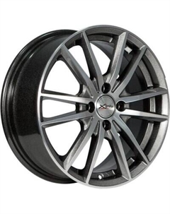 Литой диск X-129 16x6.5" 4x100мм DIA 67.1мм ET 37мм HSB X'trike