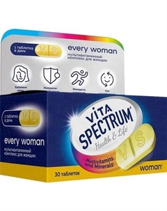 Витаминно-минеральный комплекс Vitaspectrum Для женщин