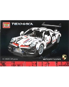 Конструктор инерционный Город мастеров Суперкар / 85020-ZH