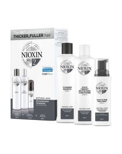 Набор косметики для волос Nioxin Система 2 шампунь 150мл+кондиционер 150мл+маска 40мл