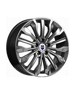 Литой диск K&K Атакама 17х6.5" 5х114.3мм DIA 67.1мм ЕТ 49мм Дарк платинум K&k