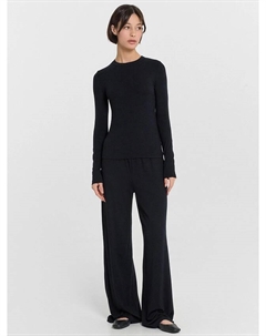Комплект женский черный: лонгслив и брюки Mark formelle