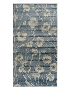 Ковер TEHERAN 84427-2 100 вискоза 120х170см серый цветы Indavo