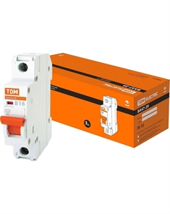 Выключатель автоматический ВА47-29 1Р 16А 4,5кА х-ка В TDM SQ0206-0010 Tdm electric