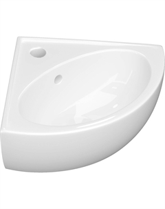 Умывальник угловой "Лаго 45" с креплением, с/о, белый с1, ОАО "Керамин"