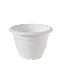 Горшок цветочный Классика белый 300мм 7,5л Optimplast