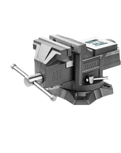 Тиски слесарные поворотные 6 " 150 мм, с наковальней THT6166 Total