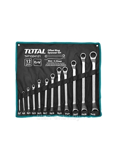 Набор ключей накидных THT1024121 (12 шт) Total