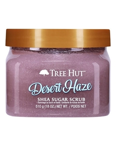 Сахарный скраб для тела с ароматом жасмина и мускуса Desert Haze Shea Sugar Scrub 610 Tree hut