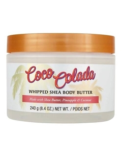 Крем-баттер для тела с ароматом кокоса и ананаса Coco Colada Whipped Shea Body Butter 340 Tree hut