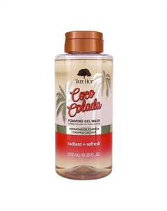Гель для душа с ароматом кокоса и ананаса Coco Colada Foaming Gel Wash 620 Tree hut