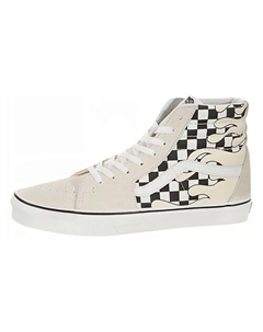 Кроссовки SK8 Hi Checkerboard Flame Vans