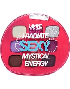 Палетка теней для век I radiate sexy mystical energy Love generation