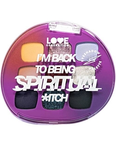 Палетка теней для век I’m back to being spiritual *itch Love generation