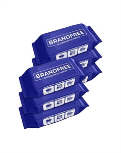 Влажные салфетки для удаления пятен, 6×8 (48 шт.) 200 Brandfree