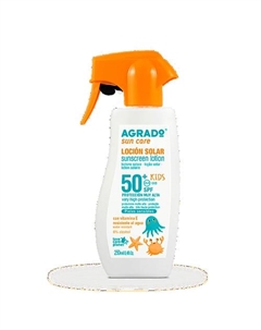 Детский солнцезащитный лосьон SPF50+ 250 Agrado