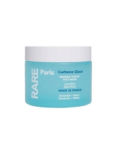 Очищающая и отшелушивающая маска для лица Carbone Glacé 80 Rare paris