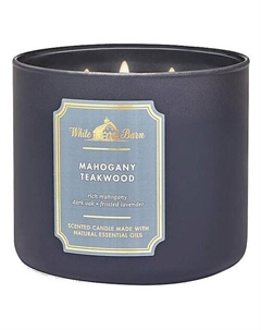 Ароматическая свеча White Barn Mahogany Teakwood Scented Candle 100 Bath & body works