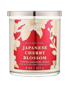 Ароматическая свеча Japanese Cherry Blossom Candle 100 Bath & body works