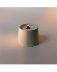 Свеча ароматическая в стакане из гипса "Цветок Юдзу" 130 Мануфактура баличевых