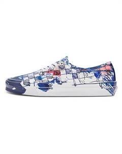 Кроссовки Authentic Lx Connor Tingley Checkerboard White Blue Vans