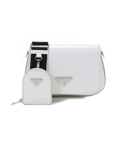 Сумка через плечо Leather Crossbody Bag Prada