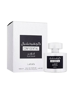 Парфюмерная вода Confidential Platinum 100 Lattafa