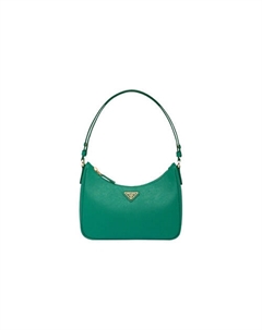 Сумка Hobo Saffiano Leather Shoulder Bag Prada