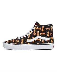 Кроссовки Sk8 Hi Thrasher Allover Logo Black Vans