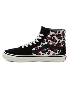 Кроссовки Leopard SK8 HI Black/White Vans