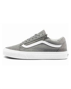 Кроссовки Old Skool Zip Low Top Sneakers Grey 'Gray White' Vans
