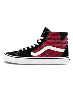 Кроссовки SK8 Hi Retro Casual Skate Shoes Black Red Vans