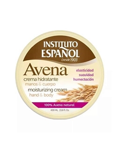 Крем для рук и тела увлажняющий с экстрактом овса 400 Instituto espanol