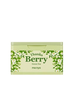 Набор масок с зеленым чаем Thanks Berry Green Tea Mask Ma:nyo