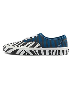 Кроссовки Authentic Animal Low Top Sneakers White/Black/Blue Vans