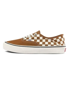 Кроссовки Authentic Low Tops Casual Skateboarding Shoes Brown White Vans