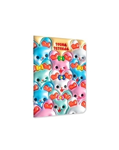 Блокнот в клетку Кролички, мягкая обложка Myart