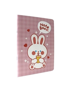 Блокнот K-Notebook Кролик, в линию, мягкая обложка Myart