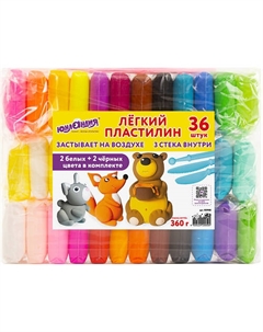 Пластилин супер лёгкий воздушный Юнландия