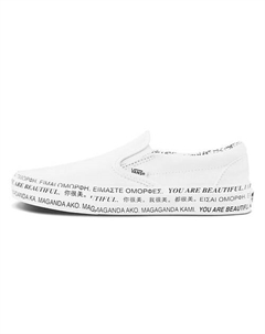 Кроссовки X We Are Beautiful Classic Slip On 'White Black' Vans